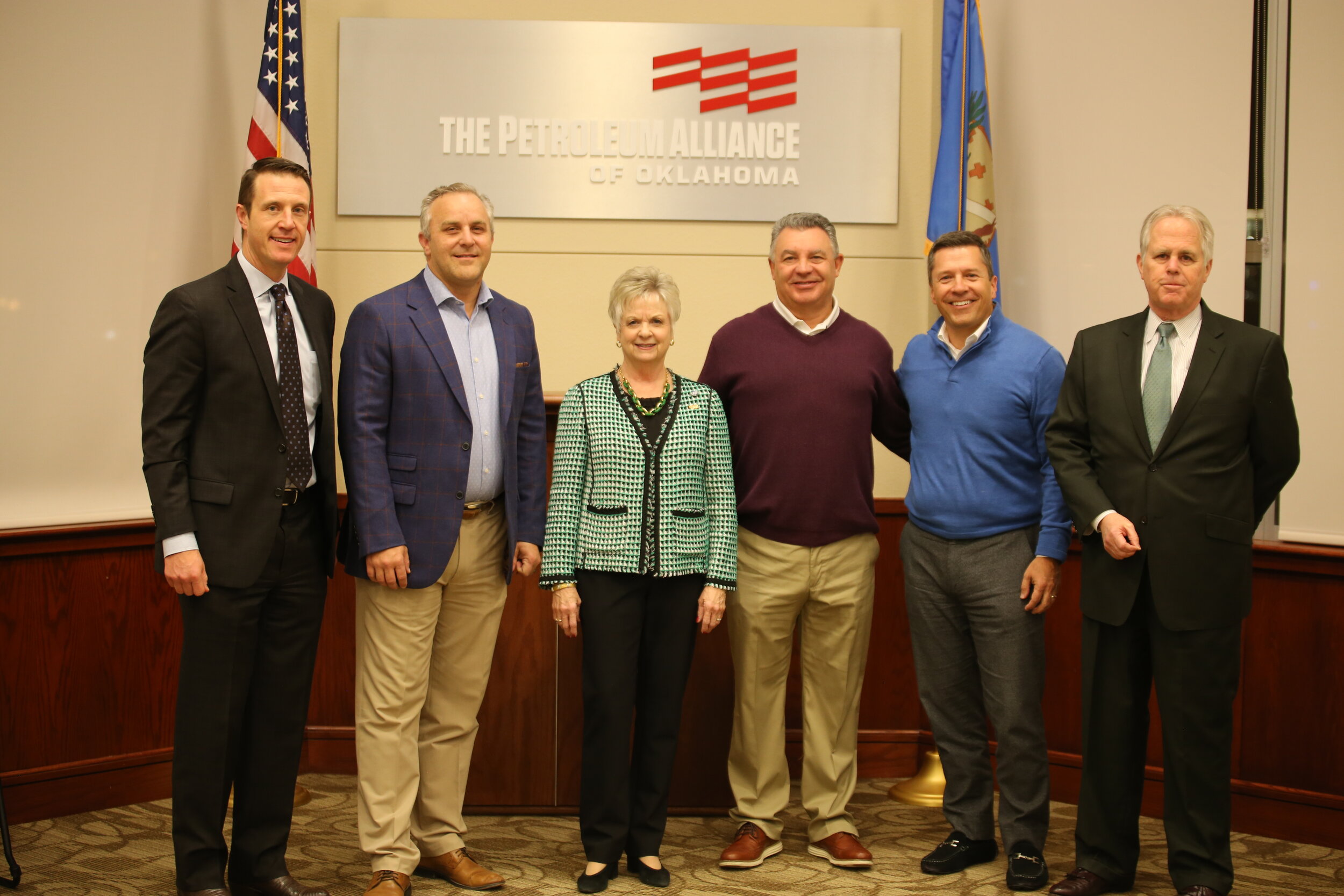 Blu Hulsey, Sen. Greg Treat, Sen. Julie Daniels, David Le Norman, Chad Warmington, John Dill